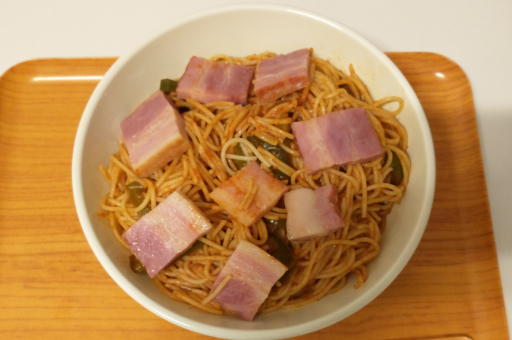 ホットクックで作る、昔ながらのナポリタンのレシピ