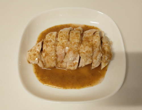 ホットクックで作る、柔らかサラダチキン